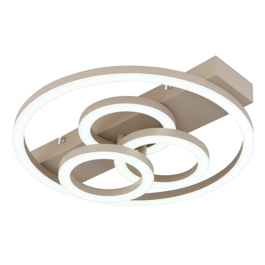 Globo - Lámpara de techo LED regulable LED/40W/230V 2700-6500K Ø 35x33 cm beige + mando a distancia
