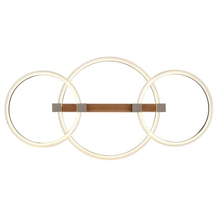 Globo - Lámpara de techo LED 40W/230V 3000K 76,1x38 cm marrón