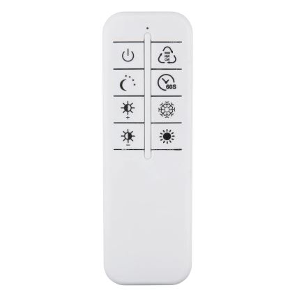 Globo - Luminaria de techo LED regulable LED/54W/230V 2700-6500K 90x70 cm plateada + mando a distancia