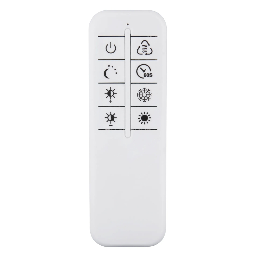 Globo - Luminaria de techo LED regulable LED/54W/230V 2700-6500K 90x70 cm plateada + mando a distancia