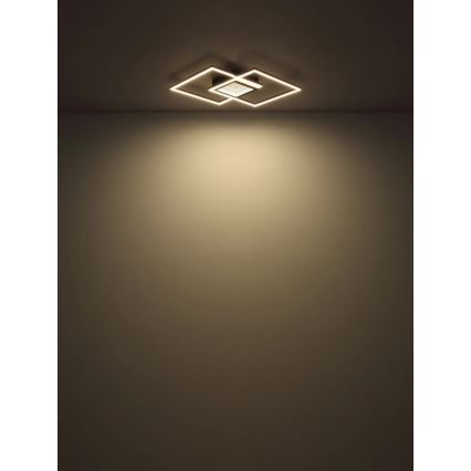 Globo - Plafón LED regulable para techo LED/32W/230V 2700-6500K 42,6x42,6 cm negro + mando a distancia