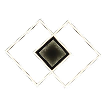 Globo - Plafón LED regulable para techo LED/32W/230V 2700-6500K 42,6x42,6 cm negro + mando a distancia