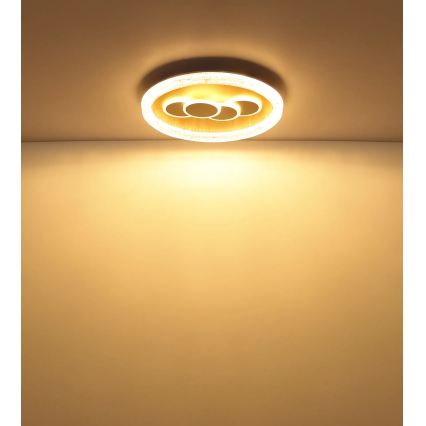 Globo - Luminaria de techo LED/40W/230V 3000K Ø 49,5 cm dorada