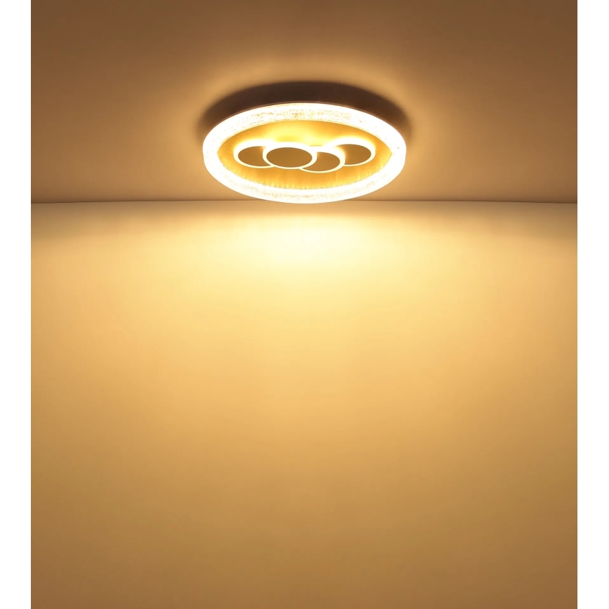 Globo - Luminaria de techo LED/40W/230V 3000K Ø 49,5 cm dorada