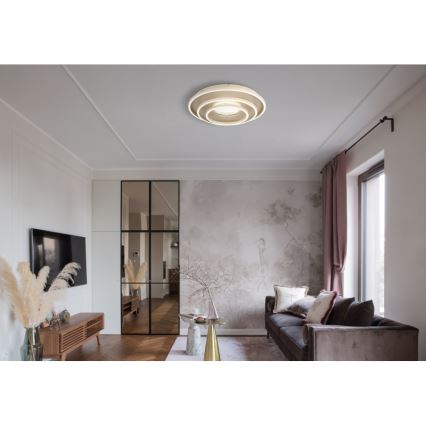 Globo - Plafón LED LED/40W/230V 3000/4000/6000K diámetro 51 cm beige