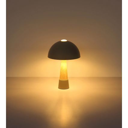 Globo - Lámpara de mesa 1xE27ILLU/40W/230V, gris