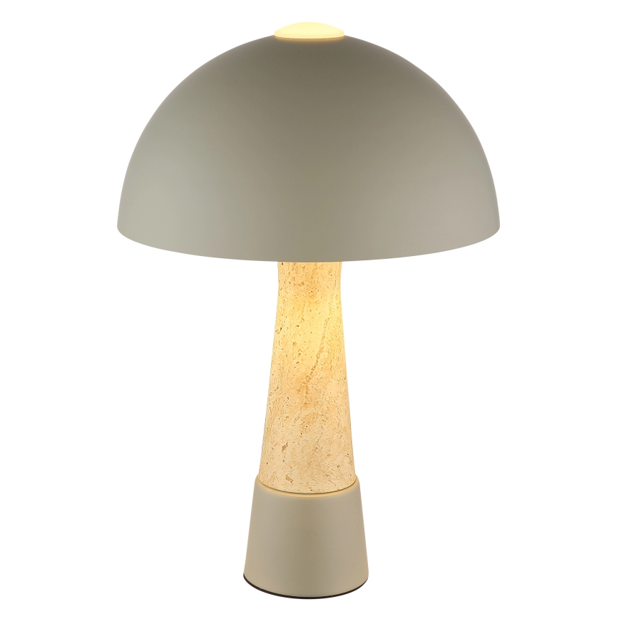 Globo - Lámpara de mesa 1xE27ILLU/40W/230V, gris