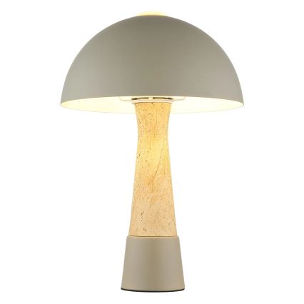 Globo - Lámpara de mesa 1xE27ILLU/40W/230V, gris