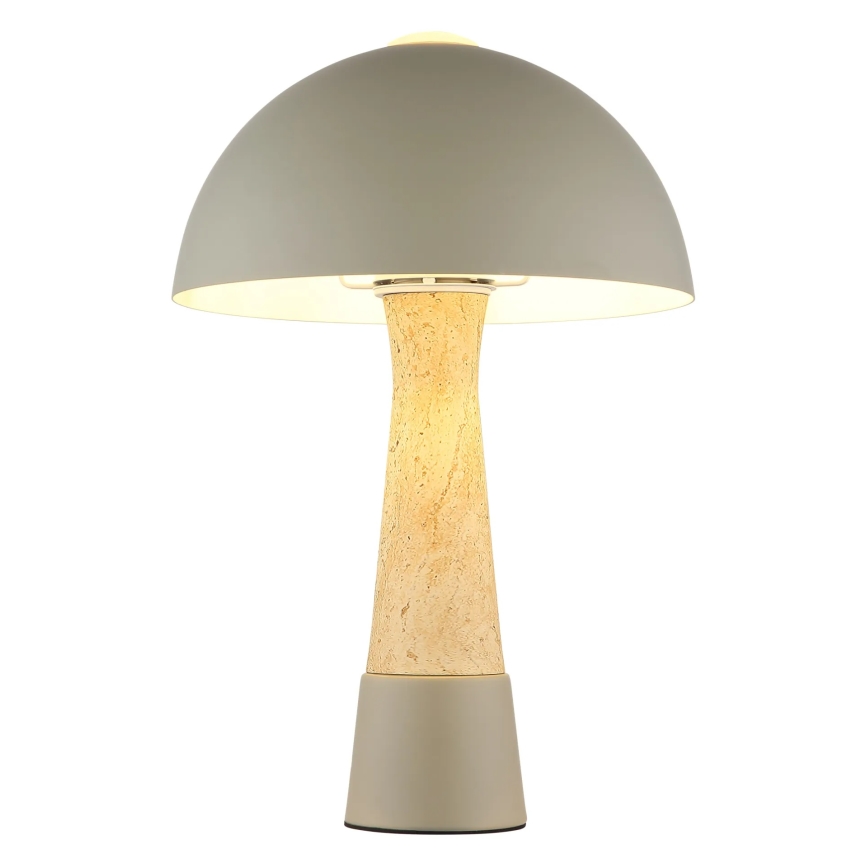 Globo - Lámpara de mesa 1xE27ILLU/40W/230V, gris