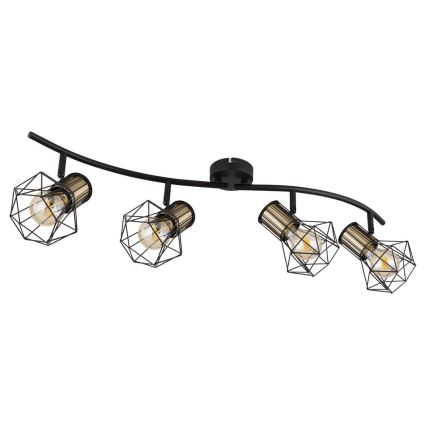 Globo - Lámpara de techo con 4 focos E27/40W/230V