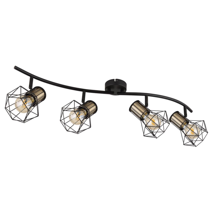 Globo - Lámpara de techo con 4 focos E27/40W/230V