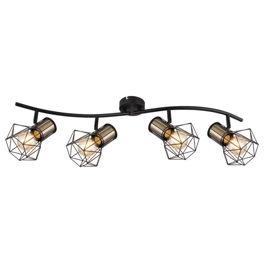 Globo - Lámpara de techo con 4 focos E27/40W/230V
