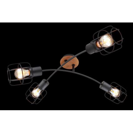 Globo - Lámpara de techo de montaje en superficie 4xE27/40W/230V