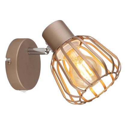 Globo - Aplique de pared tipo spot 1xE27/40W/230V