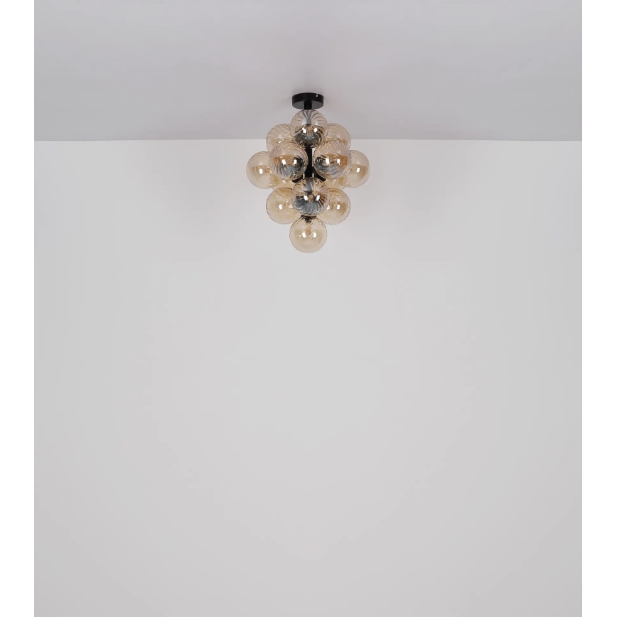 Globo - Lámpara colgante con varilla 13xG9/4W/230V