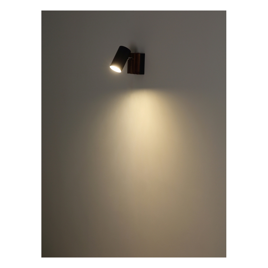 Globo - Foco de pared 1xGU10/25W/230V negro