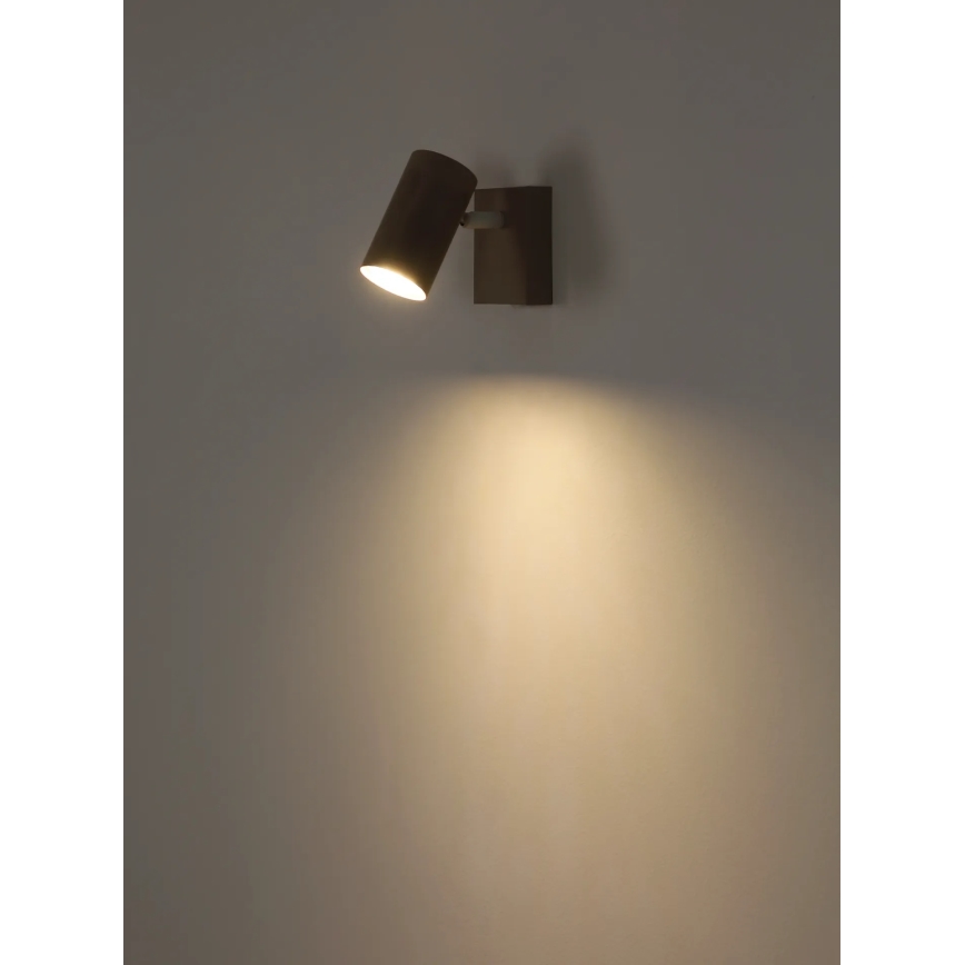 Globo - Aplique de pared orientable 1xGU10/25W/230V beige