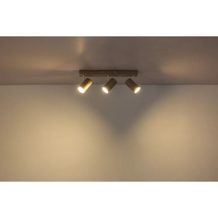 Globo - Lámpara de focos 3xGU10/35W/230V beige