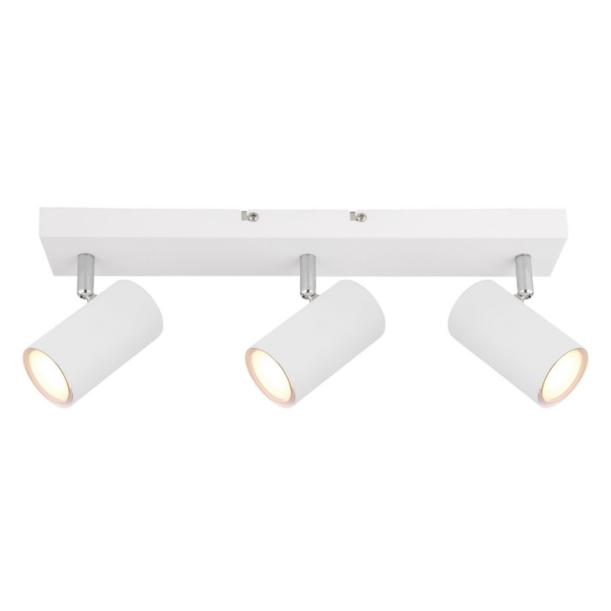 Globo - Foco empotrable 3xGU10/35W/230V blanco