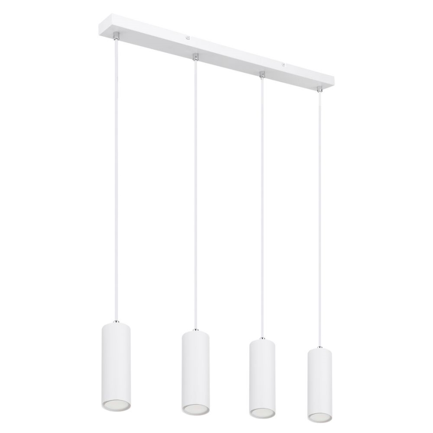 Globo - Lámpara de araña con cable 4xGU10/35W/230V blanco