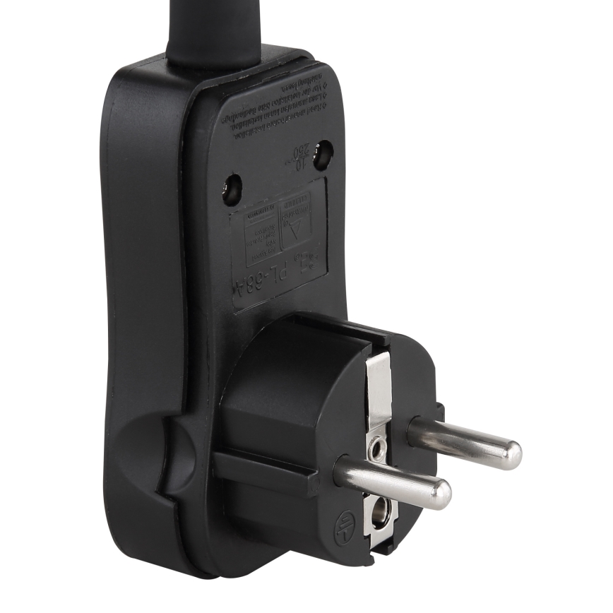Globo - Foco orientable de pared con enchufe 1xGU10/35W/230V cromo mate