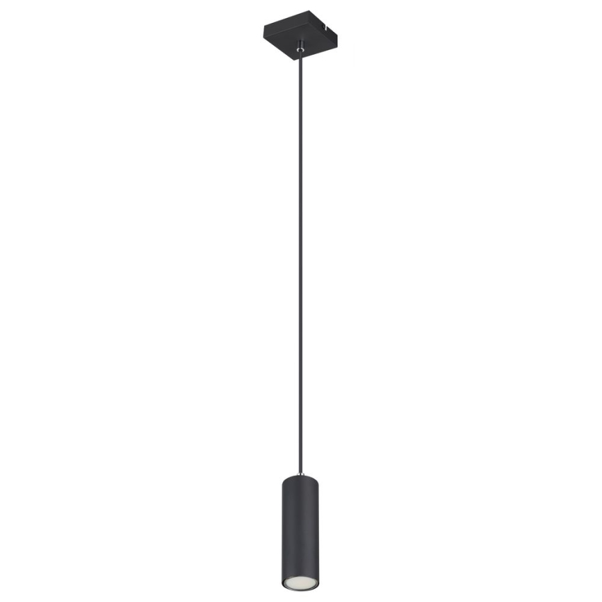 Globo - Lámpara colgante con cable 1xGU10/35W/230V negro