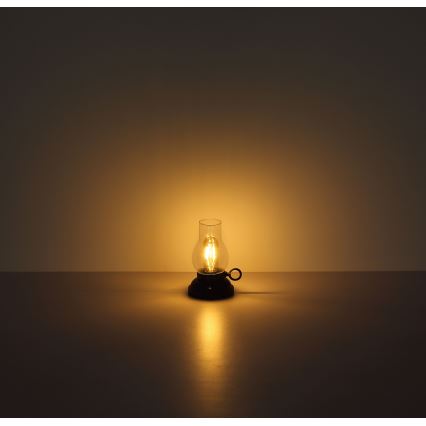 Globo - Lámpara de mesa táctil recargable LED regulable LED/1W/3,7V 1200 mAh antracita
