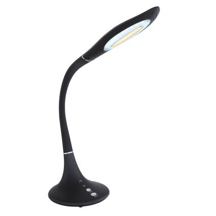 Globo - Lámpara de mesa LED flexible, regulable y táctil LED/9W/230V 3000/4000/6500K negra