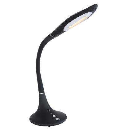 Globo - Lámpara de mesa flexible táctil LED regulable LED/9W/230V 3000/4500/6500K negra