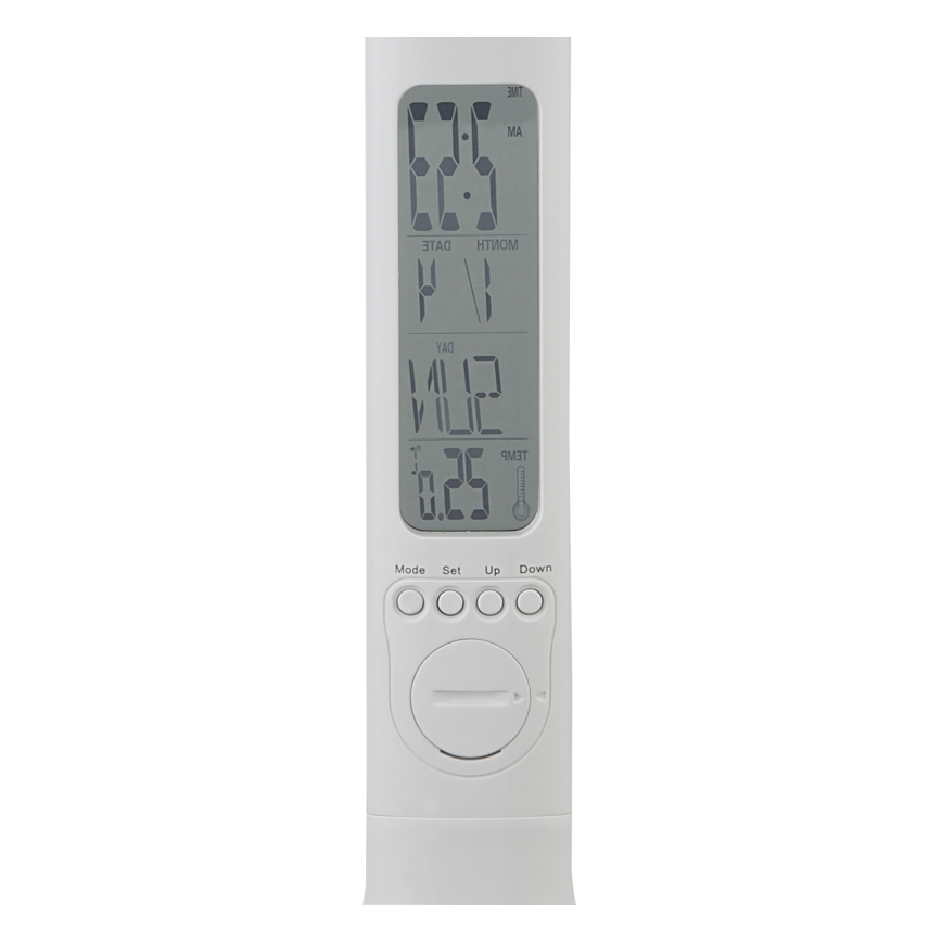 Globo - Lámpara de mesa recargable LED regulable con pantalla LED/4W/230V 2200 mAh blanca