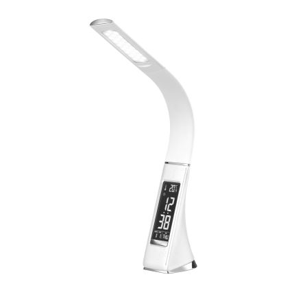 Globo - Lámpara de sobremesa LED táctil regulable con pantalla LED/6,5W/230V 3000/4500/5800K blanca