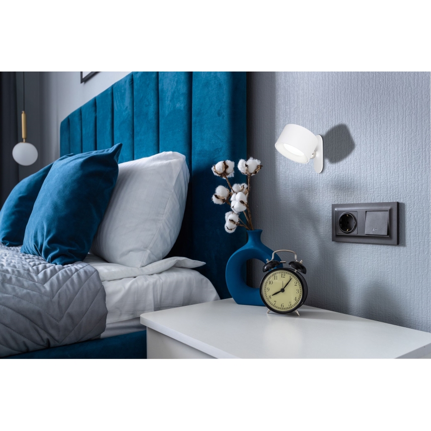 Globo - Lámpara de mesa regulable LED táctil 4en1 LED/4W/5V 3000/4000/5000K 1200 mAh blanco