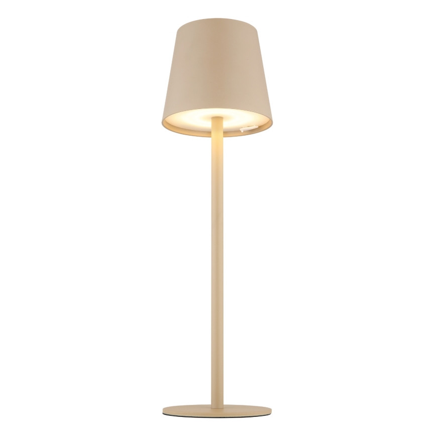 Globo 58438S - Lámpara de exterior LED táctil regulable VANNIE LED/3W/3,7V IP44 beige