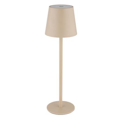 Globo 58438S - Lámpara de exterior LED táctil regulable VANNIE LED/3W/3,7V IP44 beige