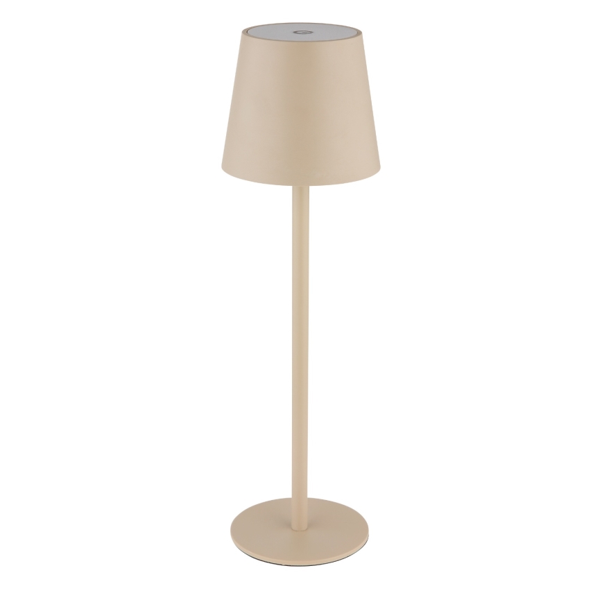 Globo 58438S - Lámpara de exterior LED táctil regulable VANNIE LED/3W/3,7V IP44 beige