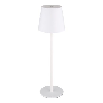 Globo 58438W - Lámpara de exterior LED táctil regulable VANNIE LED/3W/3,7V IP44 blanco