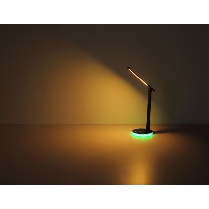 Globo - LED RGBW Lámpara de mesa táctil regulable LED/5W/230V + LED/2W 2700K/4000K/6500K blanco
