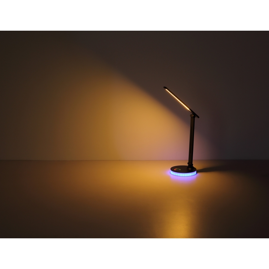Globo - LED RGBW Lámpara de mesa táctil regulable LED/5W/230V + LED/2W 2700K/4000K/6500K blanco