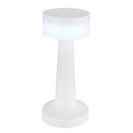 Globo - Lámpara de mesa táctil LED regulable LED/1W/3,7V 2700K/4000K/6500K 800 mAh USB blanca