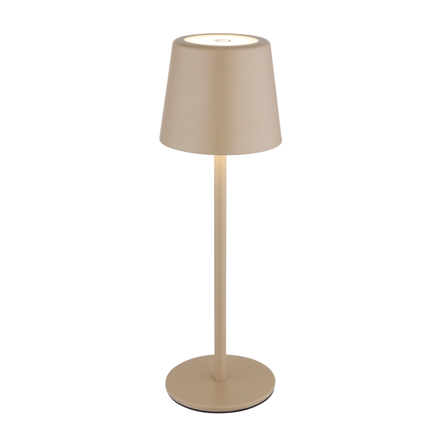 Globo - Lámpara de mesa exterior táctil LED regulable LED/2W/5V 3000/4000/6000K 2200 mAh IP44 crema