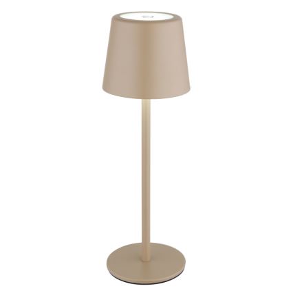 Globo - Lámpara de mesa exterior táctil LED regulable LED/2W/5V 3000/4000/6000K 2200 mAh IP44 crema