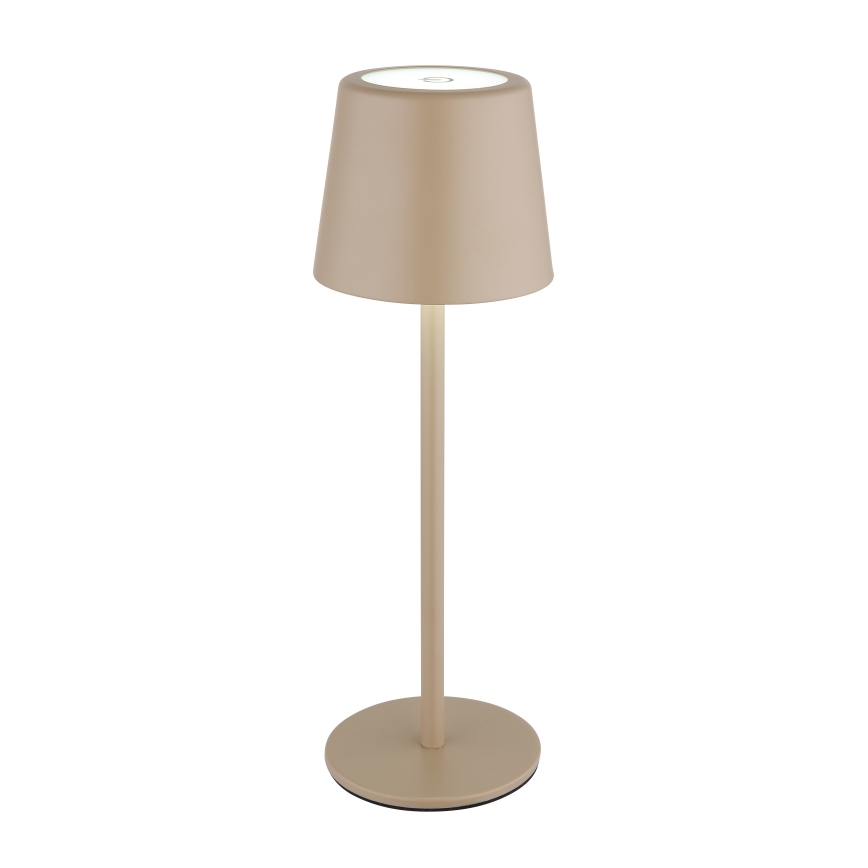 Globo - Lámpara de mesa exterior táctil LED regulable LED/2W/5V 3000/4000/6000K 2200 mAh IP44 crema