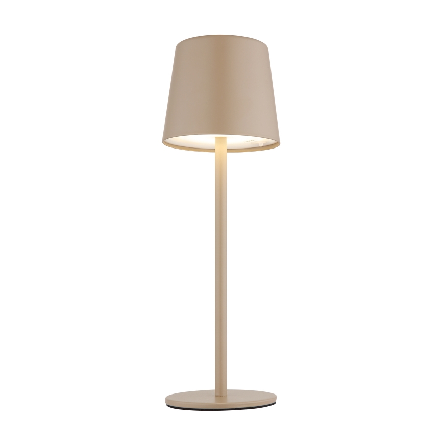 Globo - Lámpara de mesa exterior táctil LED regulable LED/2W/5V 3000/4000/6000K 2200 mAh IP44 crema