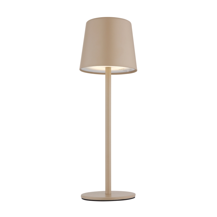 Globo - Lámpara de mesa exterior táctil LED regulable LED/2W/5V 3000/4000/6000K 2200 mAh IP44 crema