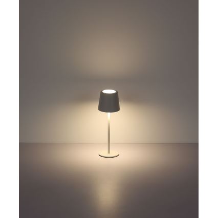 Globo - Lámpara de mesa exterior táctil LED regulable LED/2W/5V 3000/4000/6000K 2200 mAh IP44 blanca