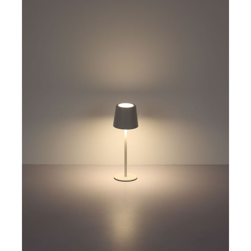 Globo - Lámpara de mesa exterior táctil LED regulable LED/2W/5V 3000/4000/6000K 2200 mAh IP44 blanca
