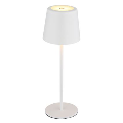 Globo - Lámpara de mesa exterior táctil LED regulable LED/2W/5V 3000/4000/6000K 2200 mAh IP44 blanca