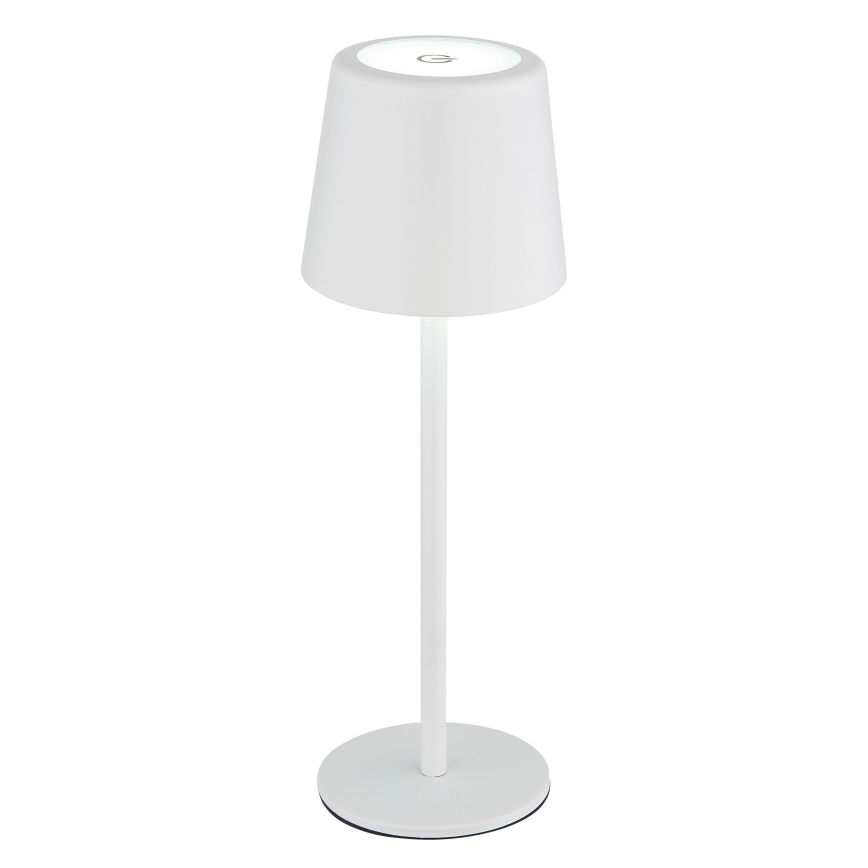 Globo - Lámpara de mesa exterior táctil LED regulable LED/2W/5V 3000/4000/6000K 2200 mAh IP44 blanca