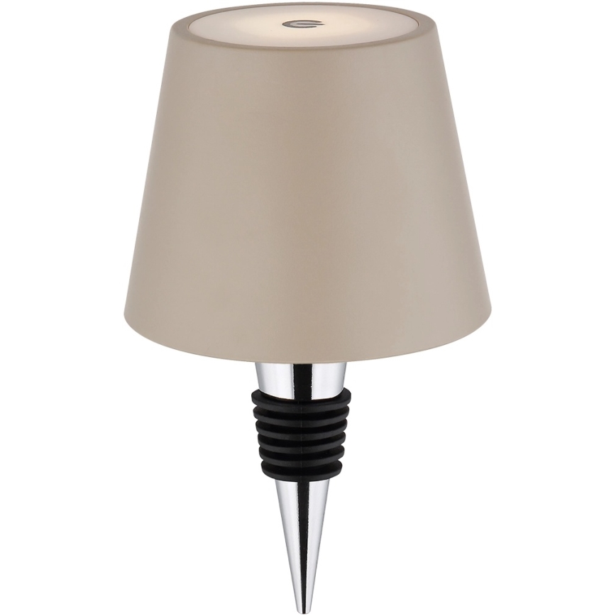 Globo - Lámpara de mesa recargable para exterior LED táctil y regulable 3 en 1 LED/3W/5V 3000/4000/5000K IP54 1800 mAh