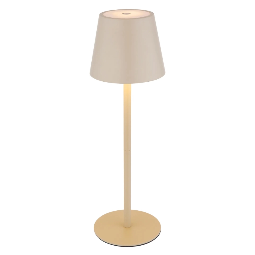 Globo - Lámpara de mesa recargable para exterior LED táctil y regulable 3 en 1 LED/3W/5V 3000/4000/5000K IP54 1800 mAh